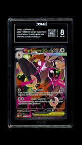 ‼️Mega Lopunny ex 128 Phantasmal Flames Holo TAG GRADE 8! FAST SAME DAY SHIP💨