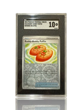 ‼️Pokemon Buddy-Buddy Poffin 144/162: Temporal Forces Reverse Holo GRADE 10!💨