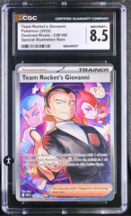 ‼️Team Rocket's Giovanni 238 Destined Rivals Holo GRADE 8.5! CHEAP FAST SHIP💨