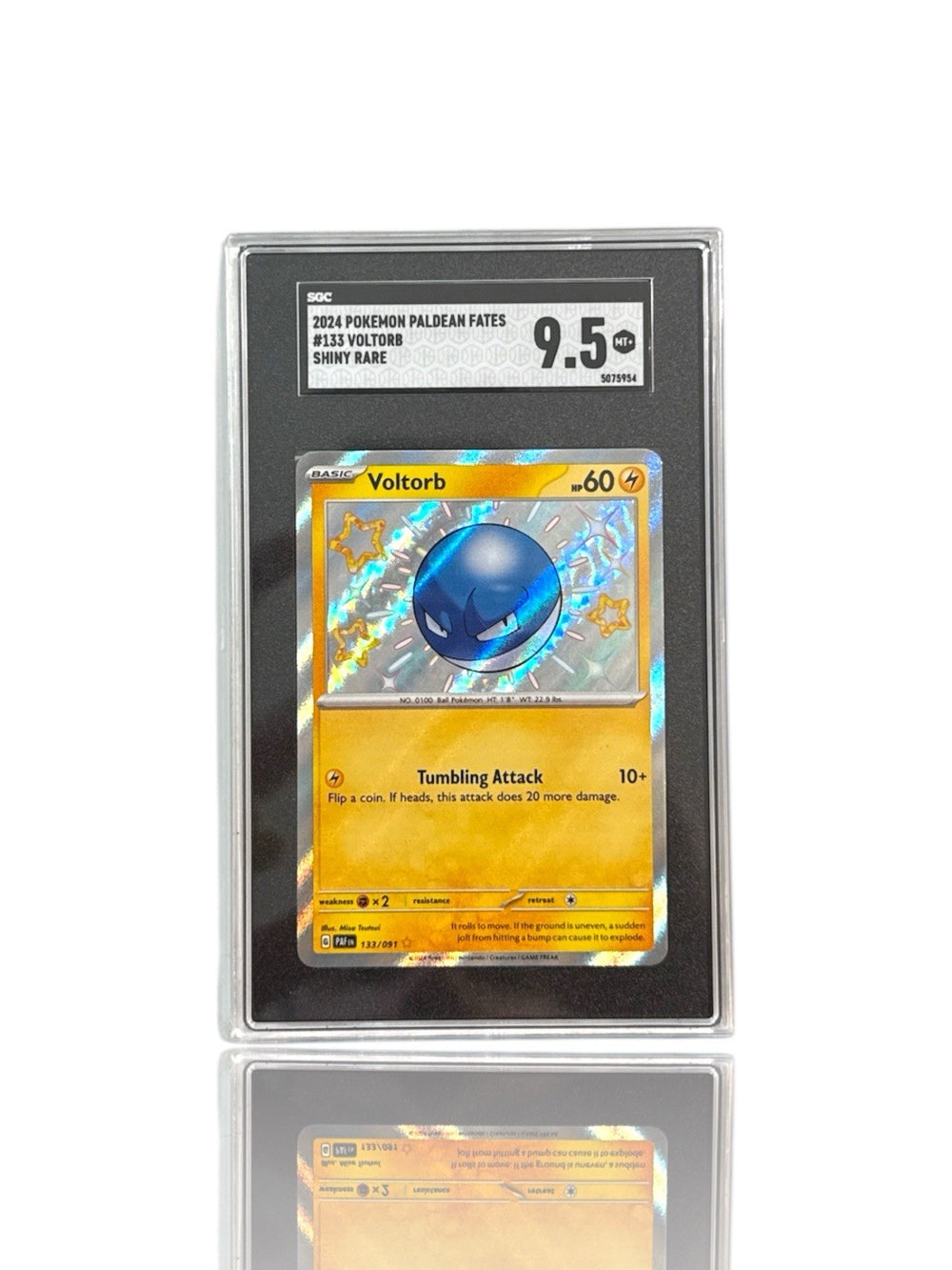 Voltorb 133/091 SV: Paldean Fates Holo