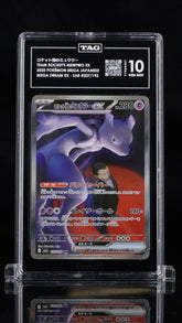 💎 Team Rocket's Mewtwo ex #237 JPN~ TAG GRADE 10! SAME DAY SHIP SHOOT OFFER💨