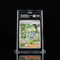 ‼️Wally's Compassion 186/132: Mega Evolution GRADE 8.5! FAST SHIP~SHOOT OFFER💨