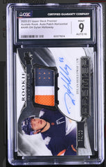 ‼️Dylan Holloway Auto Patch Horizontal ROOKIE GRADE 9 AUTO 10~POP 1~SHOOT OFFER