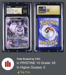 🌟Houndstone 145/132: Mega Evolution Holo GRADE 10 PRISTINE GOLD LABEL TOP POP💨