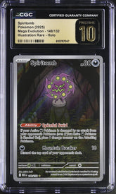 ‼️Pokemon Spiritomb #148 Mega Evolution Holo CGC 10 PRISTINE GOLD LABEL TOP POP