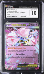 💎Mega Diancie ex 041/094 Phantasmal Flames Holo GRADE 10~FAST SHIP~SHOOT OFFER