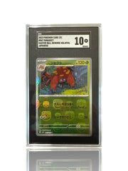 ‼️Pokemon Parasect MasterBall 047/165: Pokemon Card 151 Holo Japanese GRADE 10💨