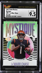 ‼️2021 Panini Illusions - Mystique Ja'Marr Chase #MY-7 Emerald (RC) TOP POP💨