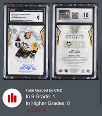 2021-22 UD Ultimate Collection Ultimate Rookies Kasper Bjorkqvist #167~AUTO 10💨