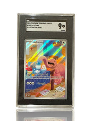 ‼️Pokemon Lickitung 180/162: Temporal Forces Holo GRADE 9! FAST SHIP~SHOOT OFFER