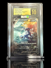 ‼️ Hisuian Samurott V GG51 Pokemon Crown Zenith~PRISTINE 10~SILVER DIAMOND MBA💎