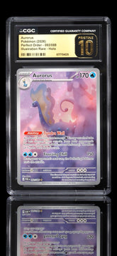 💎 Aurorus #092~ PRISTINE 10 GOLD LABEL~Pokemon LOW POP SHOOT OFFER💨