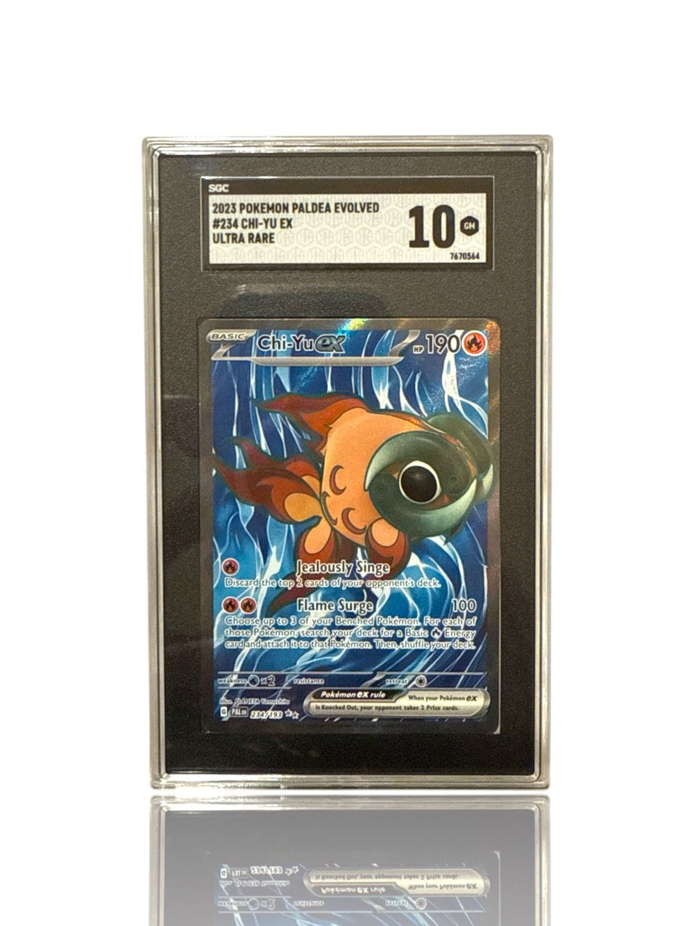 ‼️Pokemon Chi-Yu ex 234/193: Paldea Evolved Holo GRADE 10! FAST SHIP~SHOOT OFFER