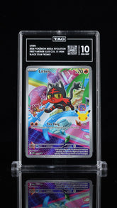 ๐ Litten 044 Mega Evolution Promo Holo TAG GRADE 10! LOW POP SHOOT OFFER๐จ