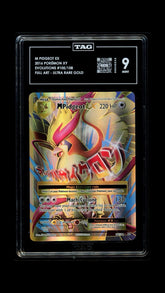 🔥Pidgeot EX (Full Art) 105/108 Evolutions Holo TAG GRADE 9! SAME DAY SHIP!💨