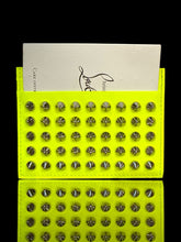 💎 NEW RARE CHRISTIAN LOUBOUTIN KIOS Grained Leather Spikes Card Holder Yellow💨