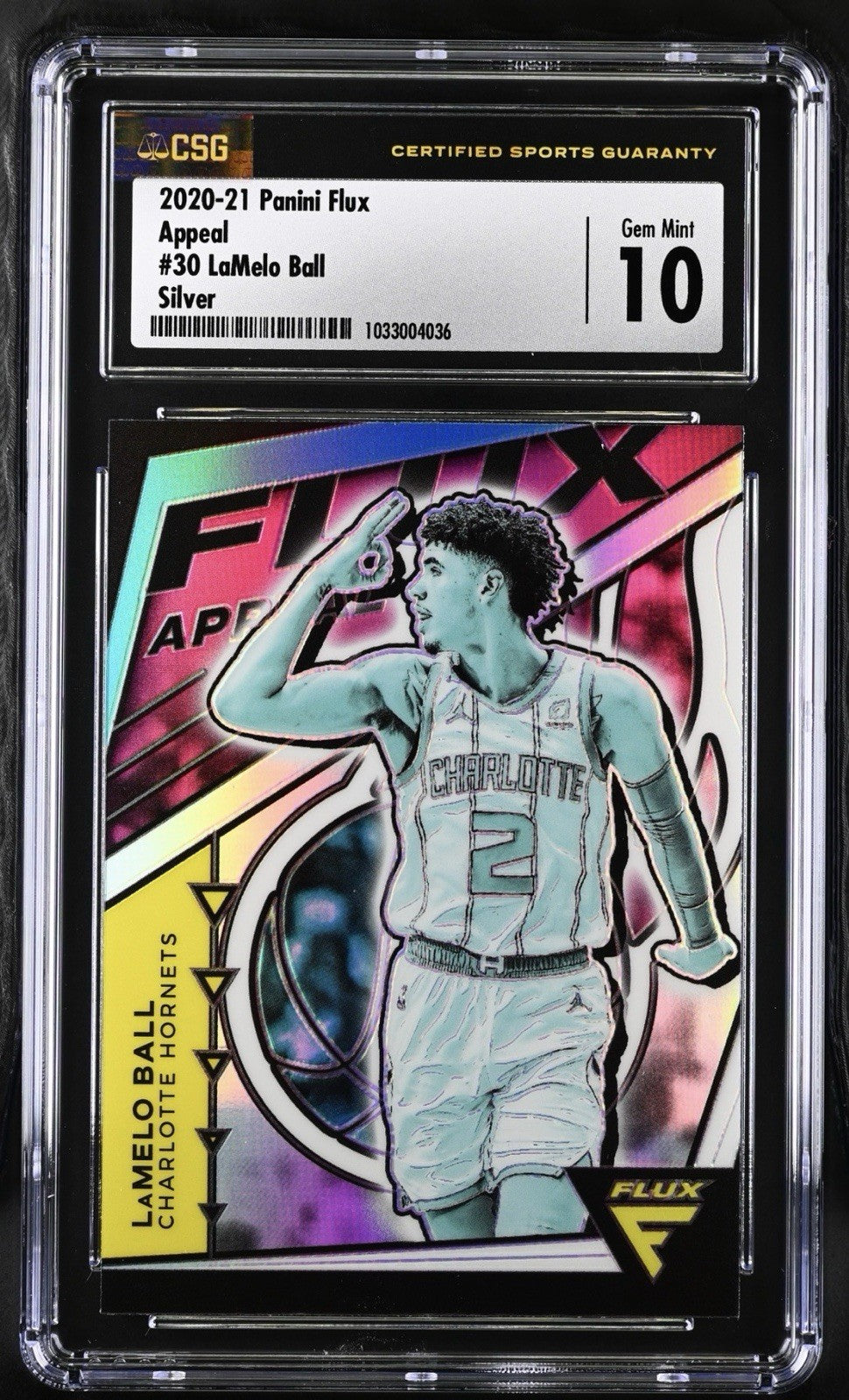 ‼️2020-21 Panini Flux Appeal LaMelo Ball #30 Silver Prizm (RC)~SHOOT OFFER!💨