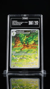 ‼️SAWSBUCK 2025 POKÉMON WHITE FLARE #092 ILLUSTRATION RARE TAG GRADE 10!💨