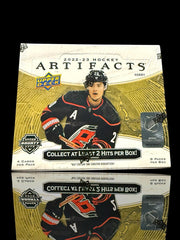 ⚠️ 2022-23 Upper Deck Artifacts Hockey Hobby Box SEALED~FAST SHIP SHOOT OFFER!💨