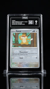 ‼️Patrat (Master Ball Pattern) 072/086 Sv: White Flare Holo TAG GRADE 9!💨