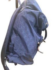 🌟NEW GUCCI Blue Medium Nylon & Leather Guccissima Backpack~SHOOT OFFER!💨