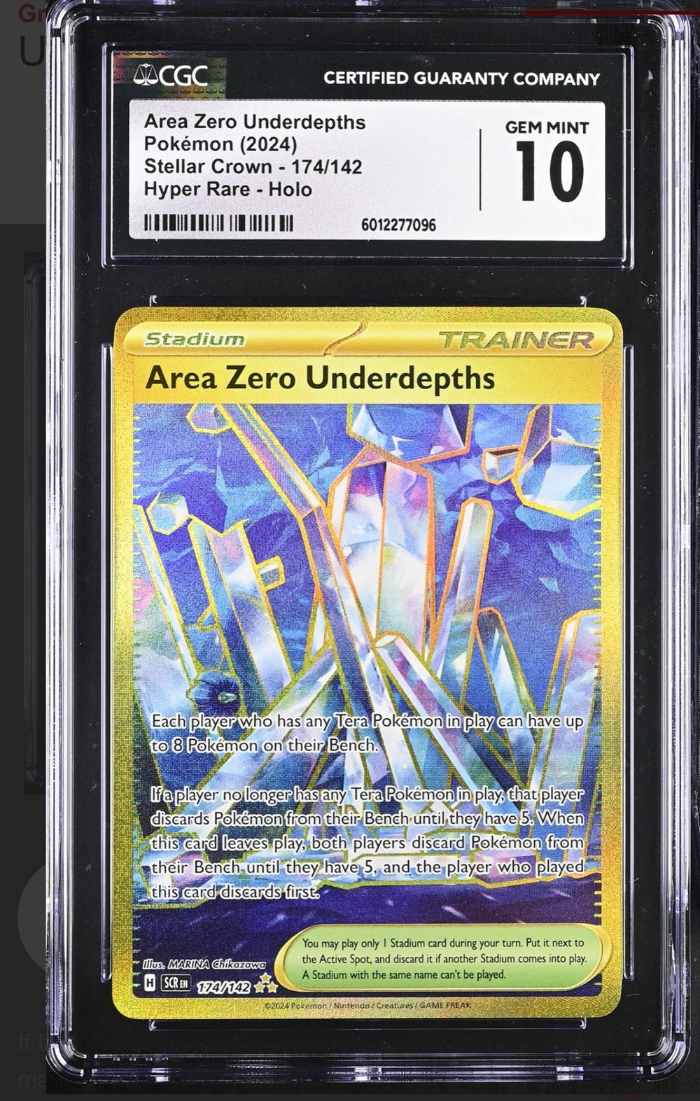 ‼️Area Zero Underdepths 174/142: Stellar Crown GRADE 10! FAST SHIP~SHOOT OFFER💨