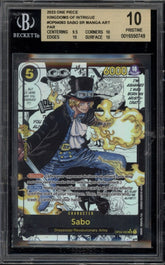 🔥ONE PIECE SABO MANGA~ OP04-083 Kingdoms of Intrigue~ BGS 10 PRISTINE!💨