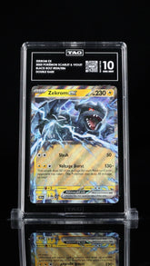 ‼️ZEKROM EX 2025 POKÉMON SCARLET & VIOLET BLACK BOLT #034 TAG GRADE 10!💨