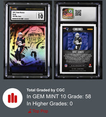 ‼️2021 Panini Illusions~Mac Jones #64 (RC) GRADE 10! FAST SHIP~SHOOT OFFER💨