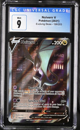 ‼️Pokemon Noivern V (Alternate Full Art) #196 Evolving Skies GRADE 9~FAST SHIP💨