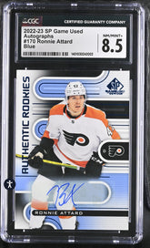 ‼️2022-23 SP Game Used Autographs #170 Ronnie Attard GRADED SHIPS FAST 💨