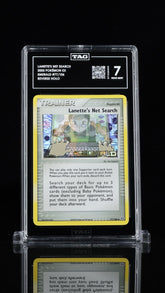 🚨Lanette's Net Search 77/106 Emerald Reverse Holo~ TAG GRADE 7! SAME DAY SHIP💨
