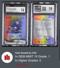 ‼️2021-22 UD Allure~Rainbow Mattias Samuelsson #R-37~GRADE 10~AUTO 10💨POP 1!