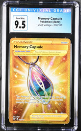‼️Memory Capsule (Secret) 202/185: Vivid Voltage Holo GRADE 9.5~SHOOT OFFER!💨