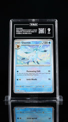 ‼️Glaceon 025/131 Sv: Prismatic Evolutions Holo TAG GRADE 9! SHIPS SAME DAY!💨