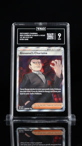 ‼️Giovanni's Charisma 197/165 Scarlet & Violet 151 Holo TAG GRADE 9! FAST SHIP💨
