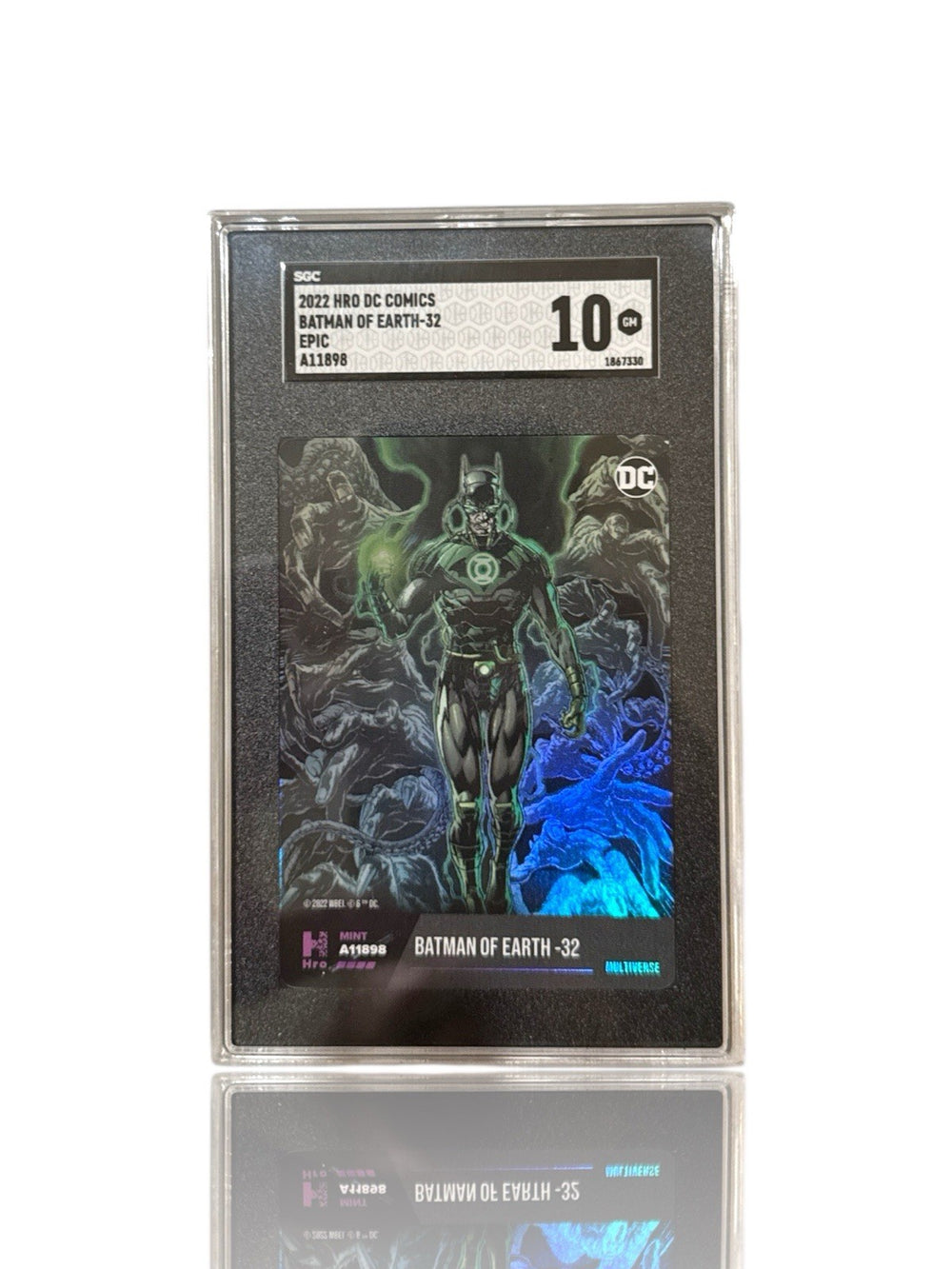 ‼️DC COMICS BATMAN OF EARTH-32 CARD GRADE 10! FAST SHIP~ SHOOT OFFER!💨