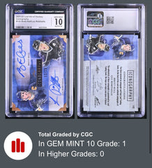 ‼️2021 Leaf Art of Hockey Iconography #I-02 Brett Hull/Luc Robitaille CGC 10💨