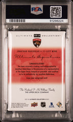 ‼️2021 UD ULTIMATE COLLECTION Jonathan Huberdeau SIGNATURES PSA 10~SHOOT OFFER💨