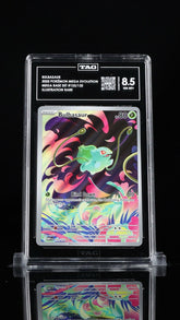 🥬Bulbasaur 133/132: Mega Evolution TAG GRADE 8.5! FAST SHIP~SHOOT OFFER!💨