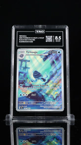 🐢 TIRTOUGA 2025 POKÉMON BLACK BOLT #106 TAG GRADE 8.5! FAST SHIP~SHOOT OFFER!💨