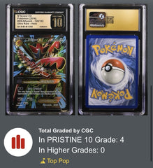 🔥 Pokemon Scizor EX #120 Breakpoint GRADE 10 PRISTINE GOLD LABEL TOP POP 4!💨