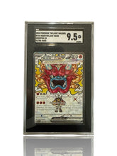 ‼️Pokemon Hearthflame Mask Ogerpon ex 192/167~Twilight Masquerade Holo GRADE 9.5