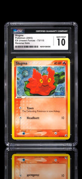 🐌 Slugma #73 Pokemon Unseen Forces Reverse Holo~ GRADE 10 LOW POP~SHOOT OFFER💨