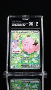 ✅Lillie's Clefairy ex #184 Journey Together TAG GRADE 9~FAST SHIP~SHOOT OFFER💨