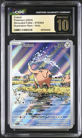 ‼️Cufant 076/064 Shrouded Fable Holo GRADE 10 PRISTINE GOLD LABEL TOP POP!💨