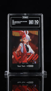 π¨ DON!! Uta One Piece Heroines Edition Foil TCG~ TAG GRADE 10~ SHOOT OFFERπ¨