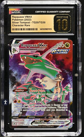 ‼️Rayquaza VMAX Pokémon (2022) Silver Tempest - TG20/TG30~ GRADE 10 PRISTINE!💨