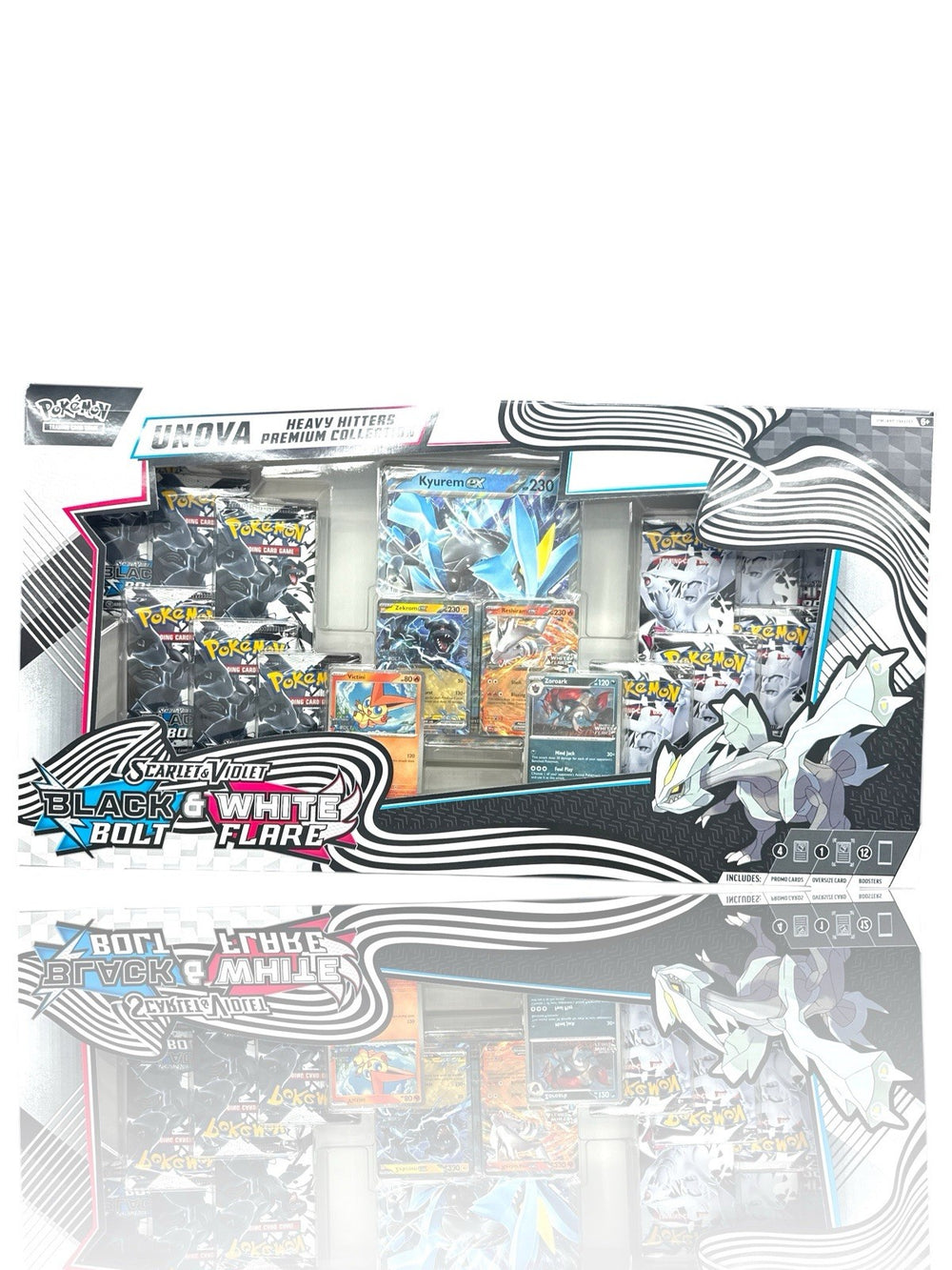 🌟Pokémon Heavy Hitters Premium Collection Black Bolt White Flare~SHOOT OFFFER💨
