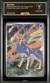💎 Pokemon Zacian #100 Phantasmal Flames Holo MBA PRISTINE 10! SAME DAY SHIP💨